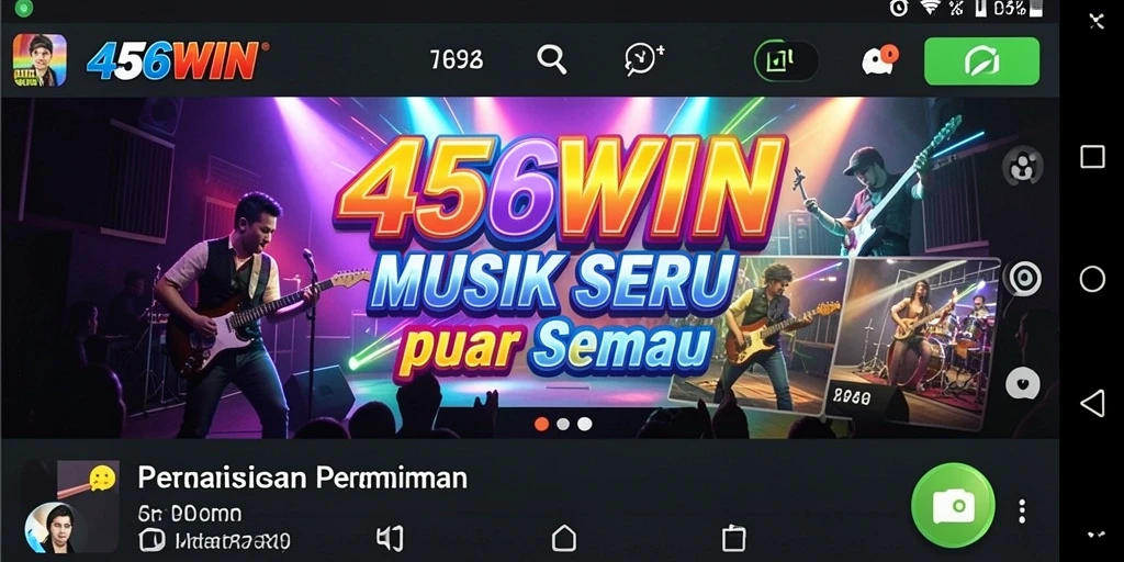 Tampilan gameplay <strong>456WIN</strong> dengan berbagai pilihan lagu dan tantangan menarik.