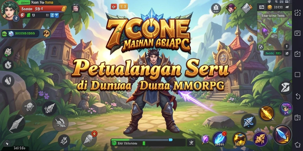 Tampilan gameplay 7CONE yang mendebarkan dan penuh aksi.