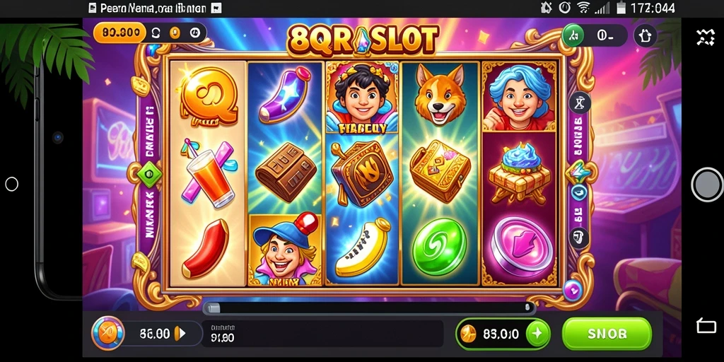 Tampilan gameplay Slot yang seru di 8QR.