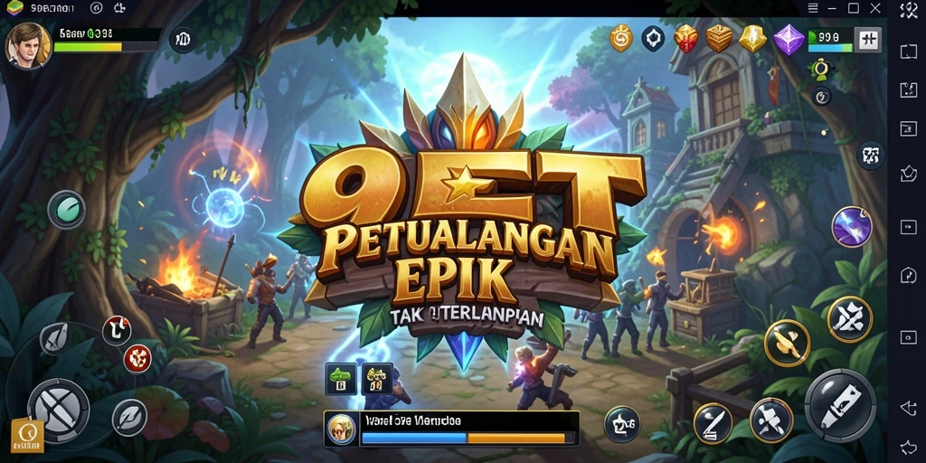 Menampilkan gameplay menarik dalam dunia petualangan yang epik.