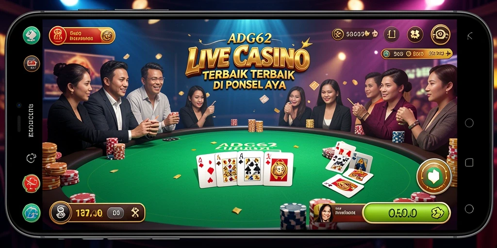 Tampilan gameplay ADG62 yang menawan dari Live Casino.