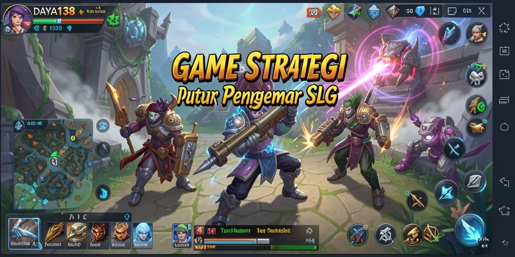 Screenshot DAYA138 menampilkan strategi dan pertempuran mendebarkan.