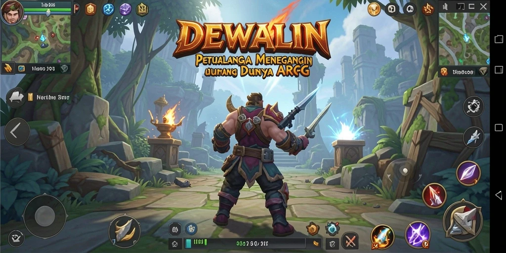 Tampilan gameplay DEWALIN yang menegangkan dan seru dalam dunia ARPG.