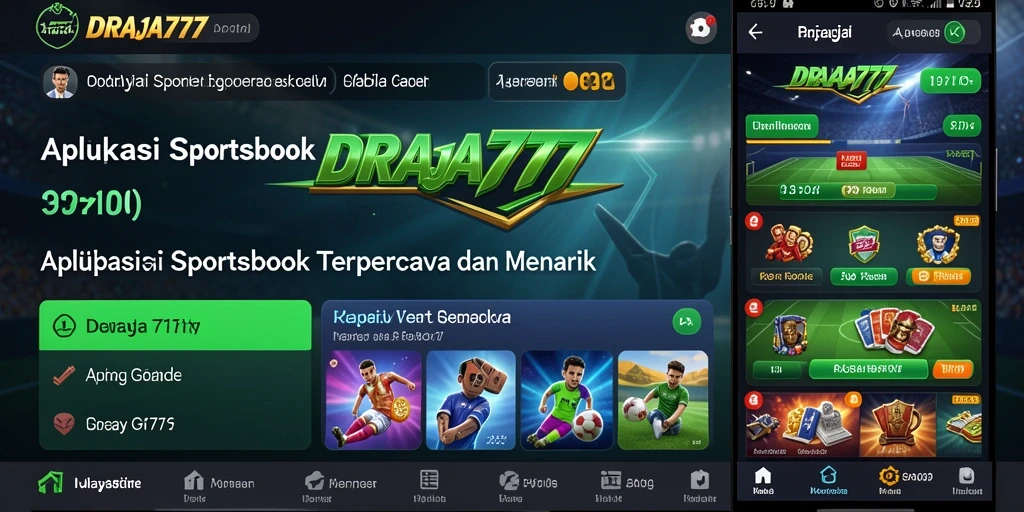 Tampilan antarmuka DRAJA777 yang menarik dan interaktif.