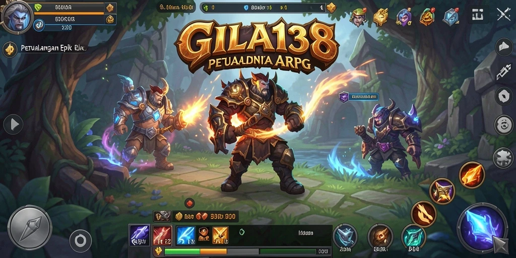 Tampilan gameplay epik dalam GILA138 yang menampilkan pertarungan yang mendebarkan.