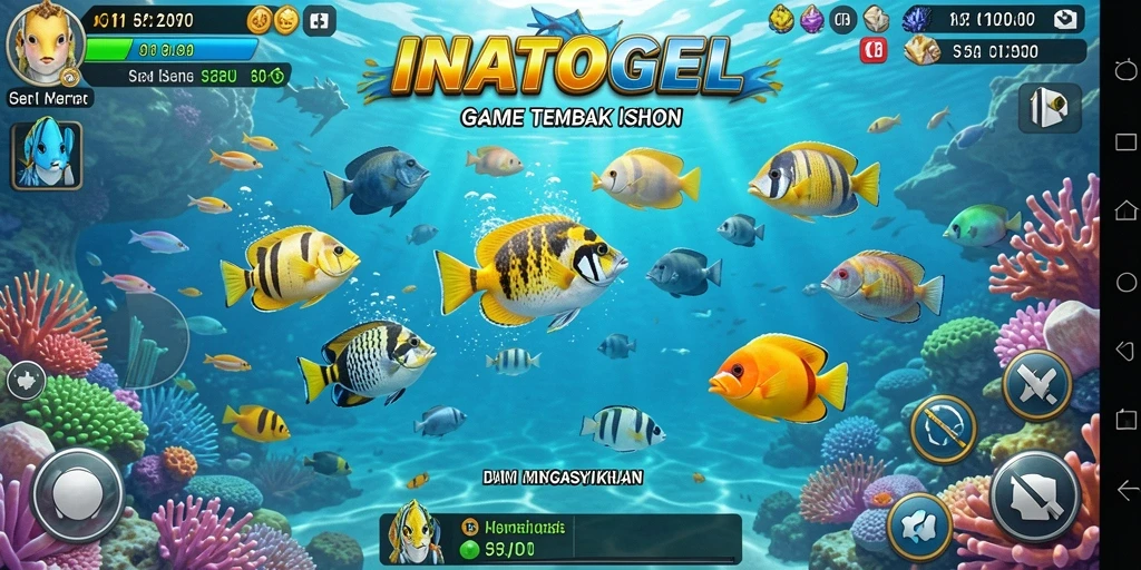 Gameplay menarik Tembak Ikan di INATOGEL dengan grafik memukau.