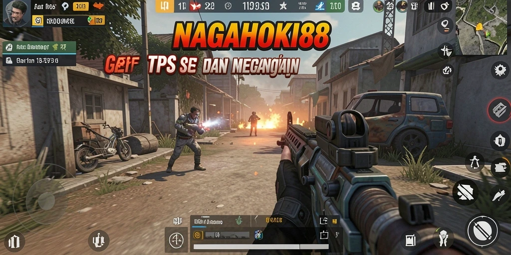 Screenshot NAGAHOKI88 dengan gameplay TPS terbaik.