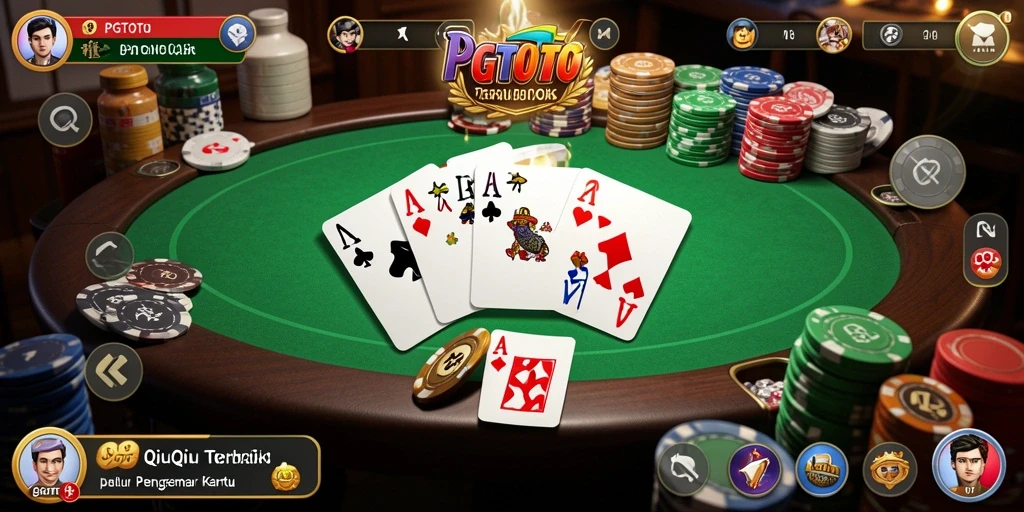 Tampilan gameplay seru dalam PGTOTO QiuQiu.