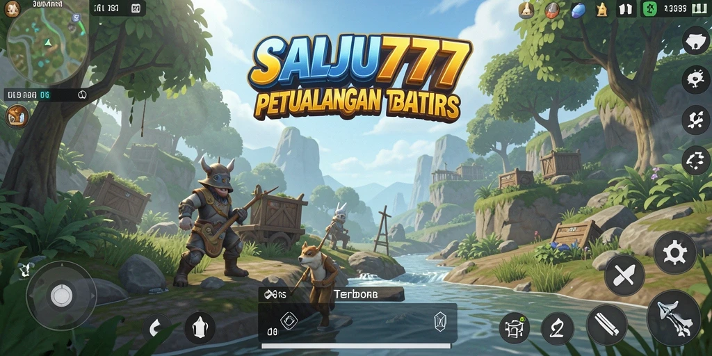 Tampilan gameplay SALJU777 yang menawan di dunia terbuka.
